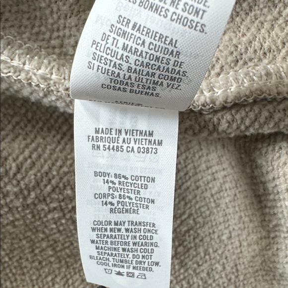 aerie Oh Snap Stone Harbor Lived in Quarter Snap Oversized Sweatshirt - Picture 16 of 16